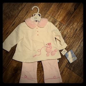 Baby girl poodle outfit